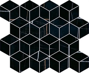 T017/14026 Декор Греппи черный мозаичный 45x37,5x10