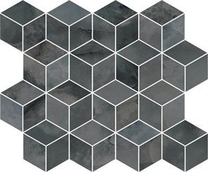 T017/14024 Декор Джардини серый темный мозаичный 45x37,5x10