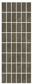 MM15139 Декор Лирия коричневый мозаичный 15х40