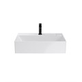 LO.wb.60.1 Раковина LOGICA мебельная\подвесная с одним отверстием 60, белая глянцевая - фото 111708