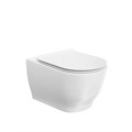 MO.wc.02 Унитаз Modula подвесной безободковый с крепежом, белый глянцевый - фото 111813