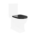PO.seat.01\BLK Сиденье POMPEI Soft close + Clip up черный - фото 111973