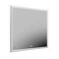 TE.mi.90 Зеркало TECNO c LED 90 с подсветкой, с функцией антизапотевание, белый глянцевый - фото 116344
