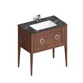 PL.CN.80.1\NUT.M Тумба PLAZA Classic NEO напольная с ящиком 80, орех матовый - фото 116674