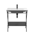 PIA.N.75\BLK Металлическая структура PIANO Next напольная 75, черная матовая - фото 116837