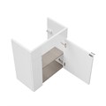 LAT.50.1/WHT Тумба LATO подвесная с дверцей 50, белая глянцевая - фото 117181