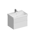 CUB.70.2/WHT.M Тумба CUBO подвесная с ящиками 70, белая матовая - фото 117263