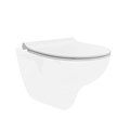 XPRO.B.seat.02/WHT Сиденье XPRO slim c микролифтом, белый глянцевый - фото 122832