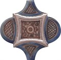 KMP3STA011M6X Панно Арабески Марокко 2 (из 6 частей 6,5x6,5) 10x25x6,9 - фото 124726