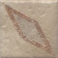 KMD3STA036GN Декор Спартель 2 бежевый матовый 9,8x9,8x0,7 - фото 125549