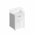 PO.M.60.1/WHT Тумба POMPEI напольная с ящиком и дверцами 60, белая глянцевая - фото 129367