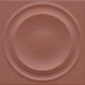 OBE003 Декор Аква Альта 2 красный матовый структура 20x20x0,95 - фото 96001