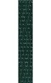 LSB001 Бордюр Левада зеленый темный глянцевый 40х7 40x7,1x9 - фото 97157
